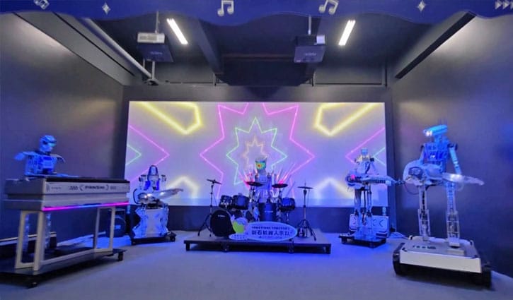 হিউম্যানয়েড রোবট গেমসে গান শোনাবে রোবট ব্যান্ড