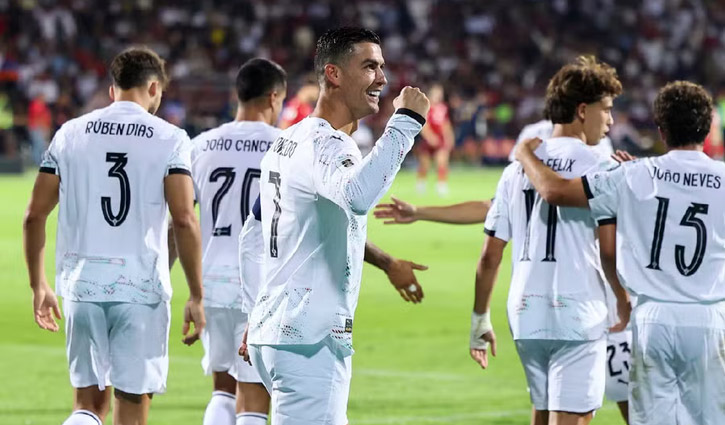 রোনালদোর জোড়া গোলে বিশ্বকাপ অভিযান শুরু পর্তুগালের