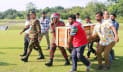 এয়ার অ্যাম্বুলেন্সে গাইবান্ধায় নেওয়া হলো খুবি শিক্ষার্থীর মরদেহ