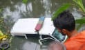 অ্যাম্বুলেন্স নিয়ন্ত্রণ হারিয়ে ডোবায়, নারীর মৃত্যু