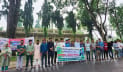 গাজীপুরে সাংবাদিক হত্যার প্রতিবাদে রাবিতে মানববন্ধন