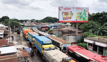 ভাঙ্গায় আন্দোলন, দৌলতদিয়ায় যানবাহনের দীর্ঘ সারি