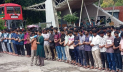 শাবিপ্রবিতে প্রতিবাদ জানিয়ে অন্তর্বর্তী সরকারের ‘গায়েবানা জানাজা’