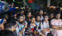 ‘লংমার্চ টু ঢাকা’ ঘোষণা দিয়ে শাহবাগ ছাড়লেন বুয়েট শিক্ষার্থীরা