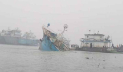 মেঘনায় সাড়ে ১৮ হাজার সিমেন্টের বস্তা নিয়ে ডুবল জাহাজ
