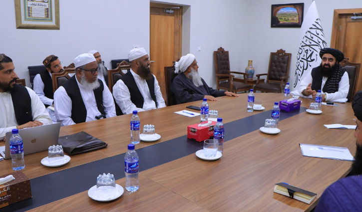 আফগান পররাষ্ট্রমন্ত্রী মুত্তাকির সঙ্গে মামুনুলদের বৈঠক, সর্ম্পকোন্নয়নে আলোচনা