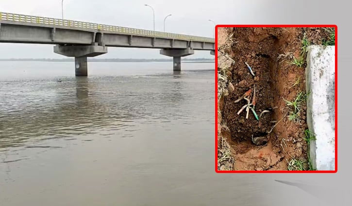 উদ্বোধনের পরদিনই মওলানা ভাসানী সেতুর ল্যাম্পপোস্টের তার চুরি