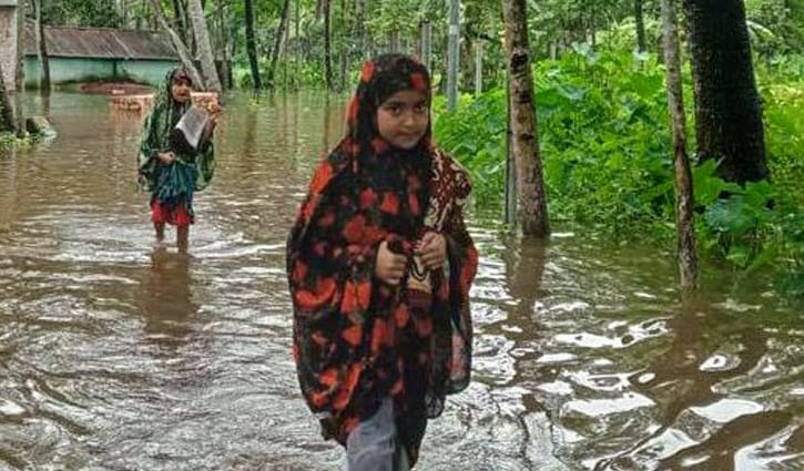ডুমুরিয়ার জলাবদ্ধ ৪০ গ্রামে দুঃসহ জীবন 