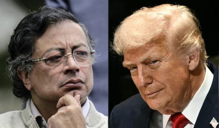 এবার কলম্বিয়ার প্রেসিডেন্টকে হুমকি দিলেন ট্রাম্প