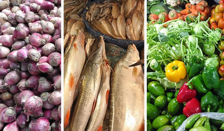 কমেছে পেঁয়াজসহ অন্যান্য সবজি ও মাছের দাম 