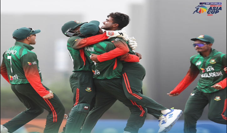 শ্রীলঙ্কাকে হারিয়ে গ্রুপ চ্যাম্পিয়ন বাংলাদেশ, সেমিতে প্রতিপক্ষ পাকিস্তান