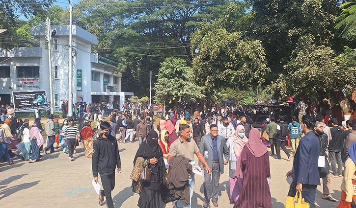 চবিতে ‘এ’ ইউনিটের ভর্তি পরীক্ষা, আসন প্রতি লড়েছেন ৭৩ জন