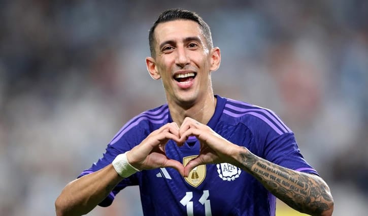 মেসি-মার্টিনেজদের ছাপিয়ে এক দশক পর বর্ষসেরা ডি মারিয়া