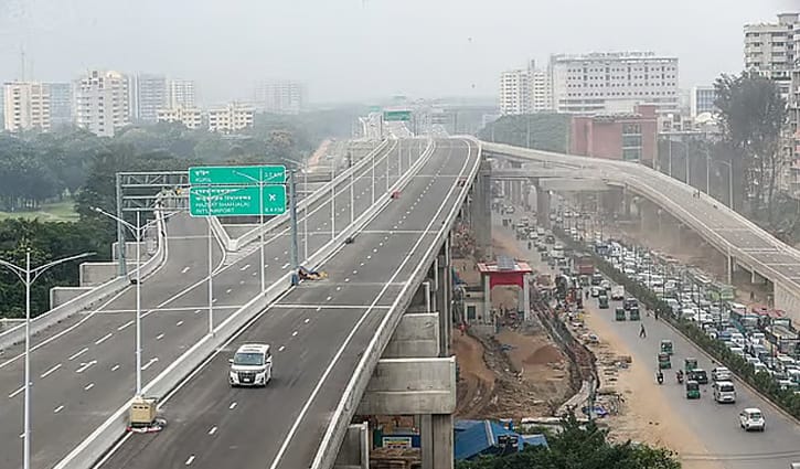 বৃহস্পতিবার দুই ঘণ্টা টোলমুক্ত থাকবে এলিভেটেড এক্সপ্রেসওয়ে