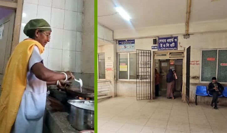 ফেনী জেনারেল হাসপাতালের ওটিতে ‘রান্নাঘর-শয়নকক্ষ’