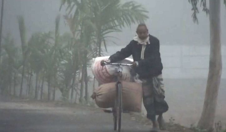 ৩ দিন ধরে সূর্যের দেখা নেই, সিরাজগঞ্জে তীব্র শীত