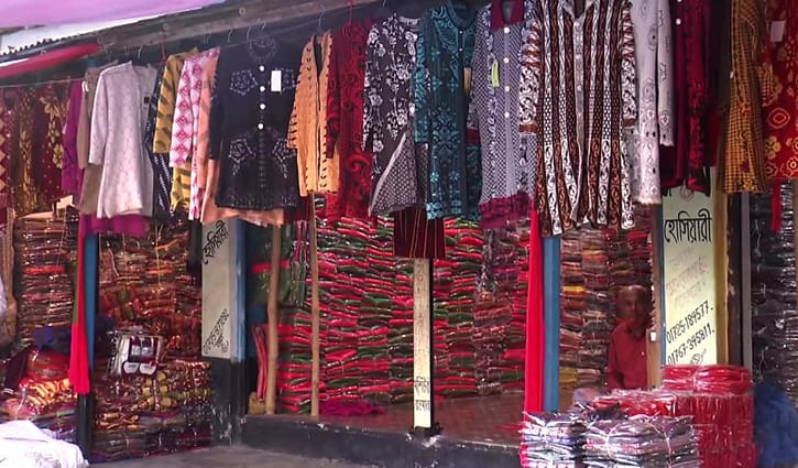 শীতে ৫০০ কোটি টাকার বাণিজ্য গাইবান্ধার হোসিয়ারি পল্লিতে