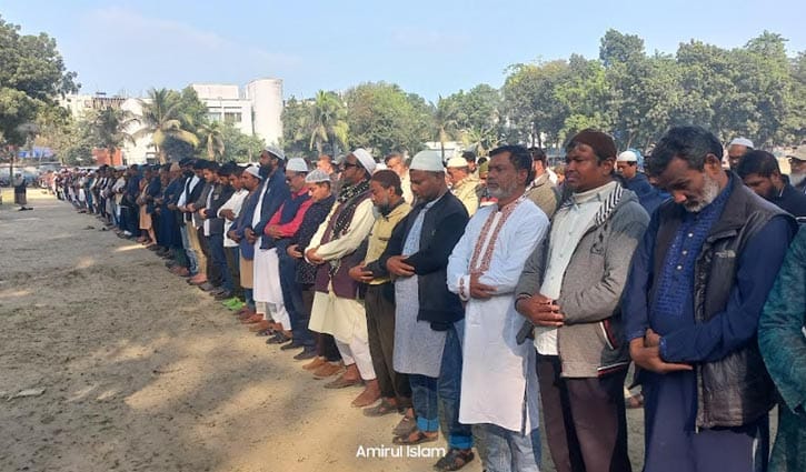 রংপুরে বেগম খালেদা জিয়ার গায়েবানা জানাজা