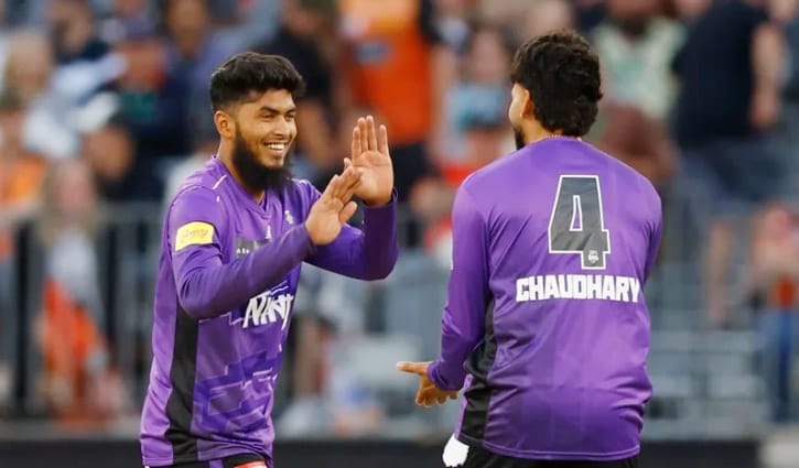 রিশাদের ঘূর্ণিতে কুপোকাত স্করচার্স, জয়রথ ছুটছে হোবার্টের