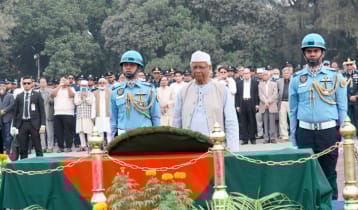 এ কে খন্দকারের ফিউনারেল প্যারেড অনুষ্ঠিত