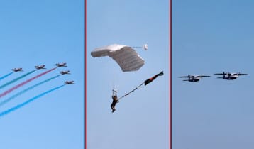 বিজয় দিবসে বর্ণাঢ্য সামরিক ফ্লাইপাস্ট ও প্যারাজাম্পের আয়োজন বিজয় দিবসে বর্ণাঢ্য সামরিক ফ্লাইপাস্ট ও প্যারাজাম্পের আয়োজন