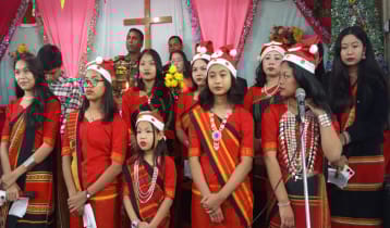 খাগড়াছড়িতে আনন্দঘন পরিবেশে বড়দিন উদযাপন