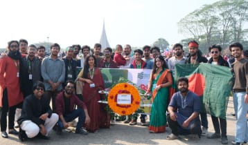 বিজয় দিবসে জাতীয় স্মৃতিসৌধে জিইউবির শ্রদ্ধা