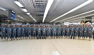 শান্তিরক্ষায় দক্ষিণ সুদানের পথে নৌবাহিনীর ৭১ সদস্য 