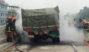 ট্রাকের নিচে মোটরসাইকেল ঢুকে কলেজছাত্র নিহত