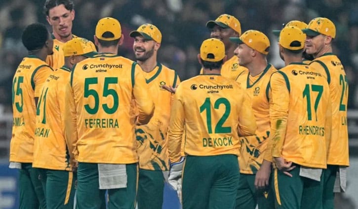 চমক রেখে দ. আফ্রিকার টি-টোয়েন্টি বিশ্বকাপের দল ঘোষণা