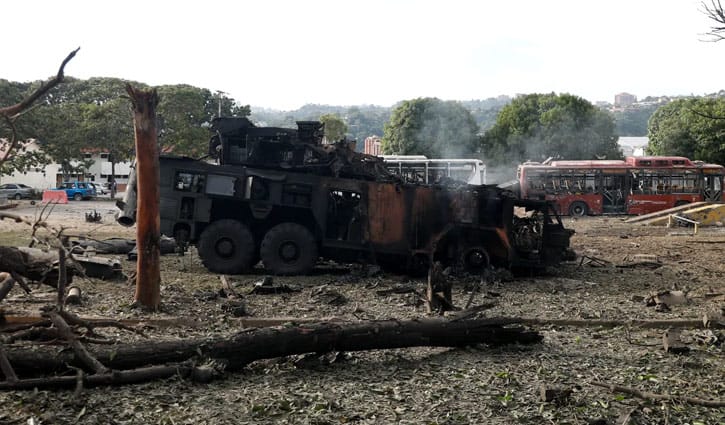 যুক্তরাষ্ট্রের হামলায় ভেনেজুয়েলায় অন্তত ৪০ জন নিহত