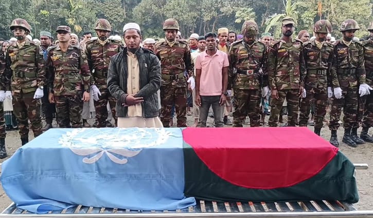 কিশোরগঞ্জে নিজভূমে চিরঘুমে সেনাবাহিনীর জাহাঙ্গীর