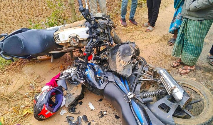 শেরপুরে দুই মোটরসাইকেলের সংঘর্ষে নিহত ১