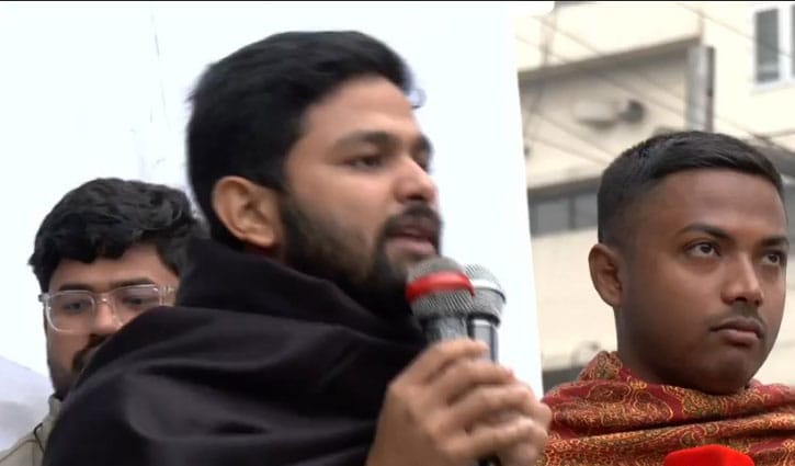 হাদির বিচার নিশ্চিত না করা পর্যন্ত এখান থেকে কেউ যাবে না: জাবের 