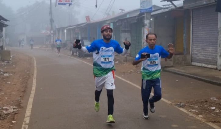 মৌলভীবাজারে হাফ ম্যারাথন 