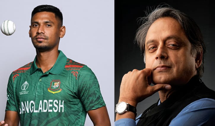 মোস্তাফিজ ইস্যুতে ভারতের সমালোচনায় শশী থারুর