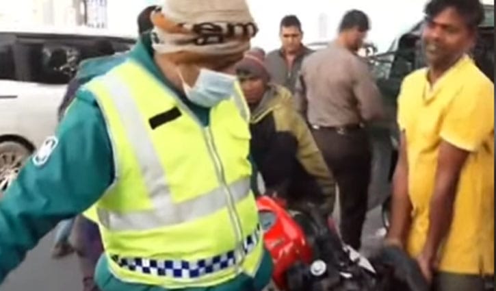 সেই কাভার্ড ভ্যান চালক গ্রেপ্তার