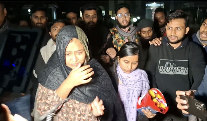 কারামুক্ত জুলাইযোদ্ধা সুরভী