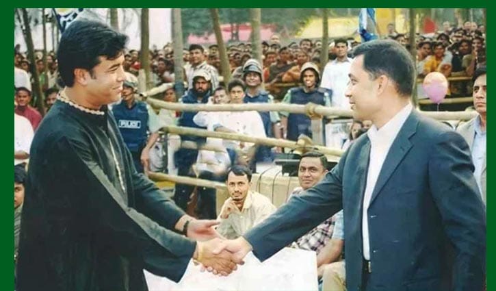 তারেক রহমানের প্রত্যাবর্তন: আলোচনায় নায়ক মান্নার সঙ্গে তোলা ছবি