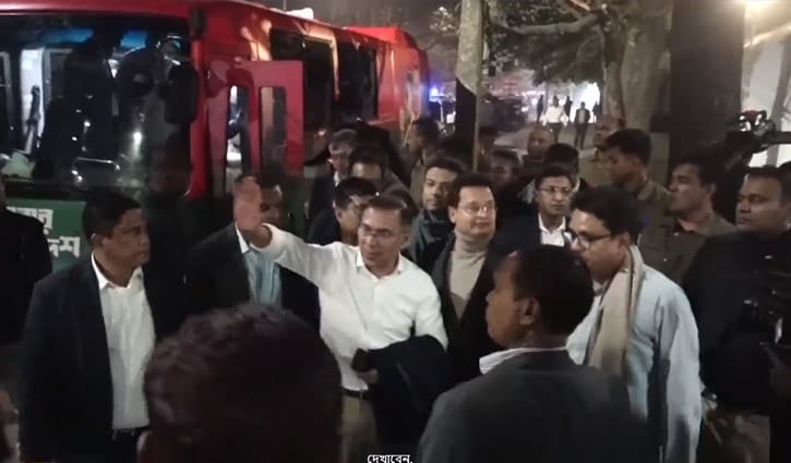 জাতীয় স্মৃতিসৌধ থেকে বাসভবনে তারেক রহমান