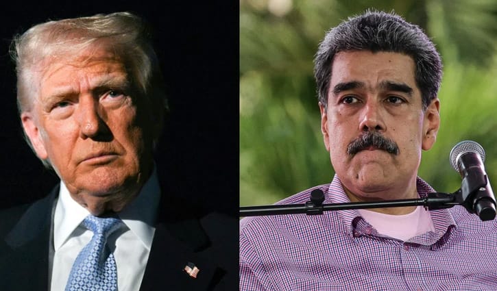 ভেনেজুয়েলার প্রেসিডেন্ট মাদুরোকে ধরে নিয়ে যাওয়ার দাবি ট্রাম্পের