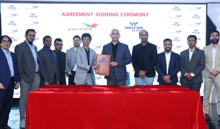 গ্রাহকদের বাড়তি সুবিধা দিতে ৬ প্রতিষ্ঠানের সঙ্গে ওয়ালটন প্লাজার চুক্তি