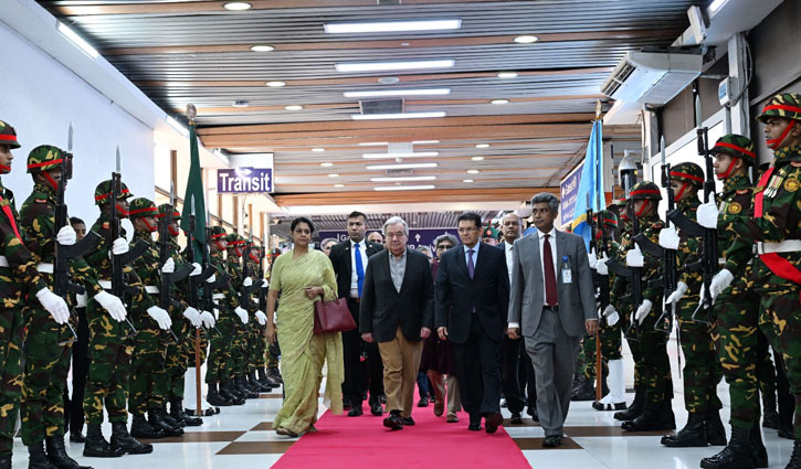 ঢাকা ছাড়লেন জাতিসংঘ মহাসচিব