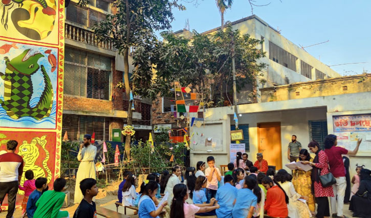 গেণ্ডারিয়ায় ‘শিশুর কণ্ঠে গল্প শুনি’ অনুষ্ঠিত