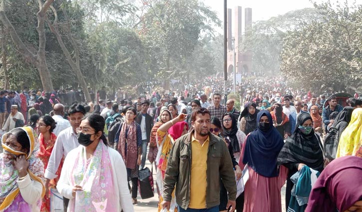 জাবিতে ‘ডি’ ইউনিটের পরীক্ষায় ছাত্রীদের উপস্থিতি ৮২ শতাংশ