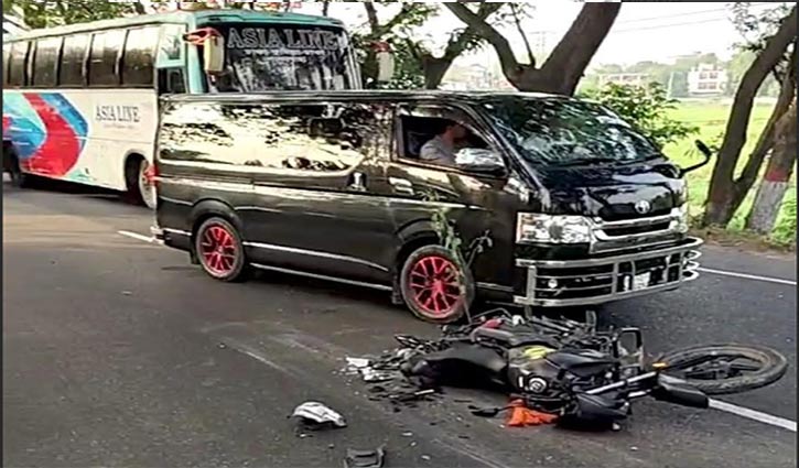 মুন্সীগঞ্জে গজারিয়ার মহাসড়কে মোটরসাইকেল আরোহীর মৃত্যু