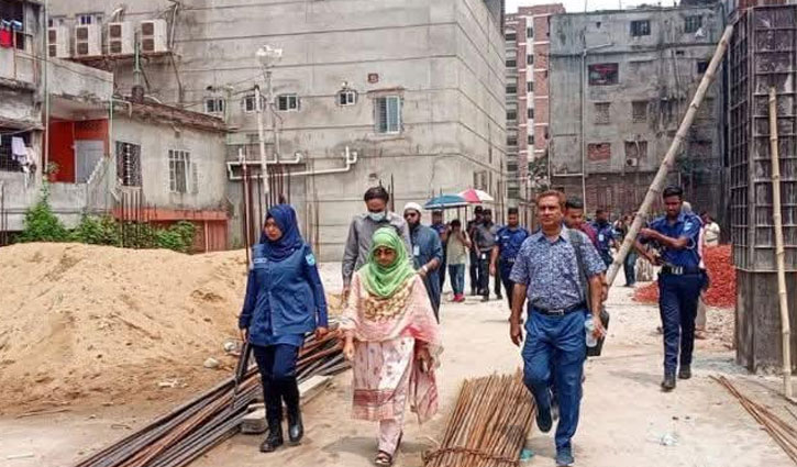 নকশা বহির্ভূত নির্মাণ কাজে রাজউকের অভিযান নকশা বহির্ভূত নির্মাণ কাজে রাজউকের অভিযান