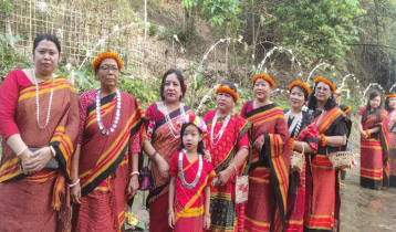 ত্রিপুরাদের ‘বৈসু’ উৎসব শুরু