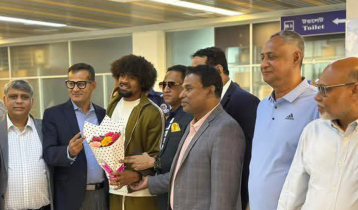 হামজা চৌধুরী পৌঁছেছেন বাংলাদেশে