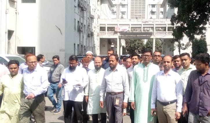 ৯ দাবিতে সচিবালয়ে কর্মকর্তা-কর্মচারী সংযুক্ত পরিষদের বিক্ষোভ ৯ দাবিতে সচিবালয়ে কর্মকর্তা-কর্মচারী সংযুক্ত পরিষদের বিক্ষোভ
